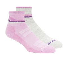 2 Pack Women's Trail Quarter Socks | Skechers