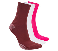 3 Pack Women's Half Terry Low Crew Socks | Skechers