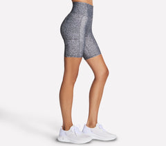 GO FLEX Printed High Waisted 8 Inch Bike Short | Skechers Women