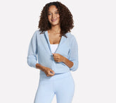 Shine Hooded Full Zip Jacket | Skechers Women