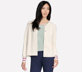 GO WALK Reflection Sweater Bomber | Skechers Women