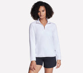 Soft Knit Ottoman 1/4 Zip | Skechers Women
