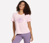 Hibiscus Short Sleeve Tee | Skechers Women