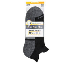 Lowcut Heel Tab Work Socks - 3 Pack | Skechers