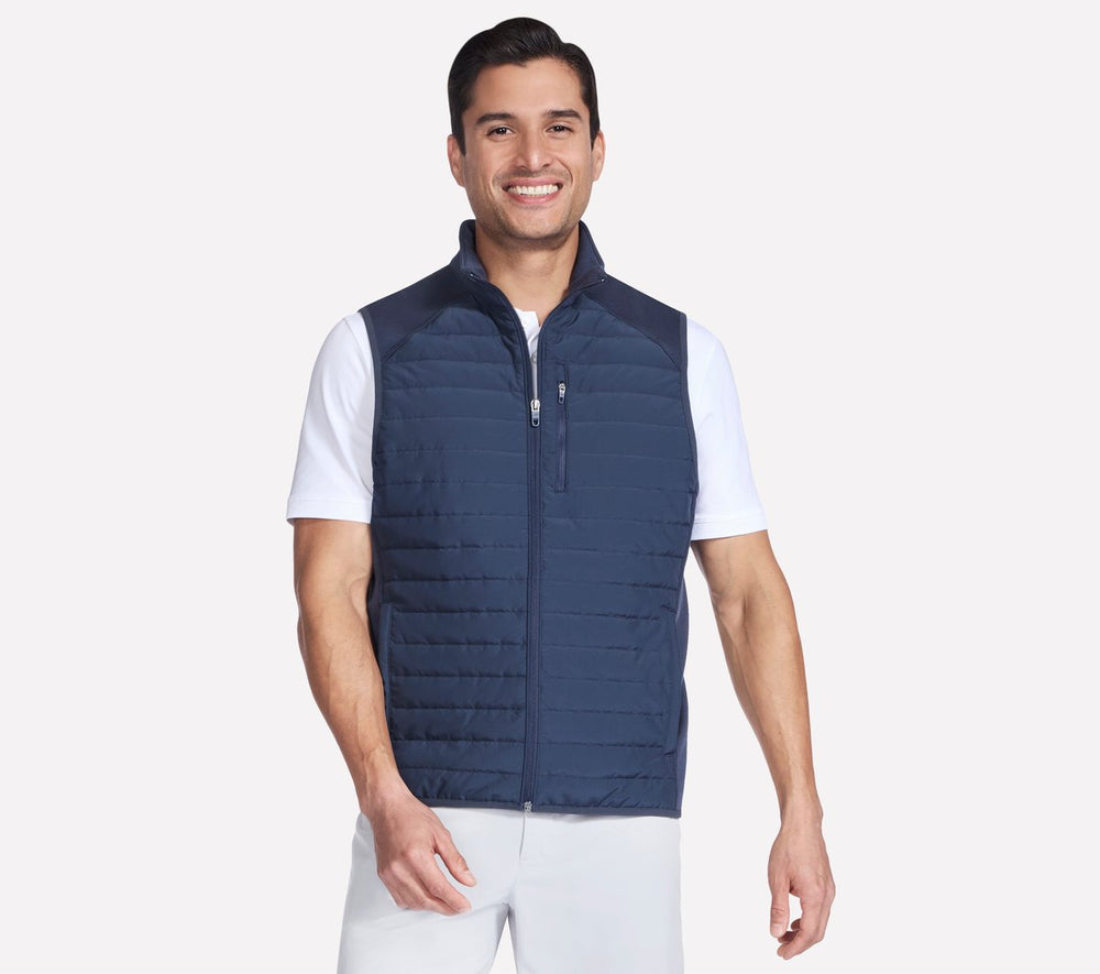 GO SHIELD Cozy Fit Hybrid Vest | Skechers Men