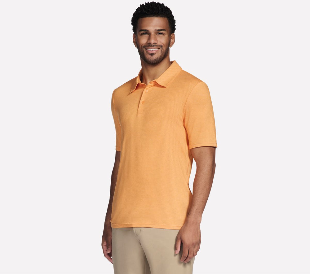 GO GOLF GO DRI All Day Stripe Polo | Skechers Men