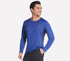 GO DRI Circuit Long Sleeve Tee | Skechers Men