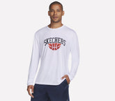 Hoops Long Sleeve Tee | Skechers Men
