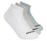 3 Pack Boys' Quarter Crew Cotton Socks | Skechers
