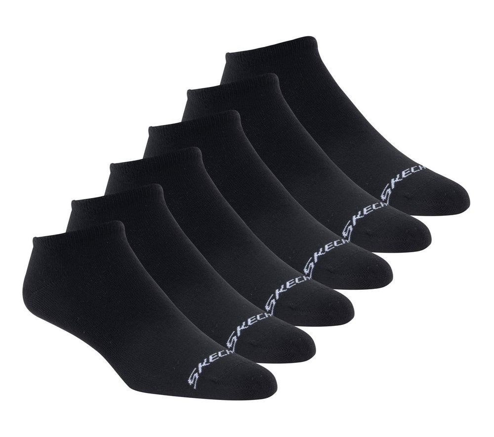 6 Pack Men's Cotton No Show Socks | Skechers