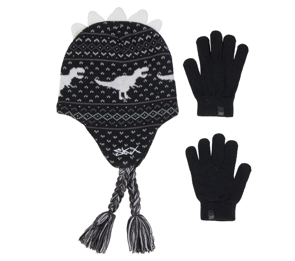 Glow In The Dark Dino Hat Set | Skechers