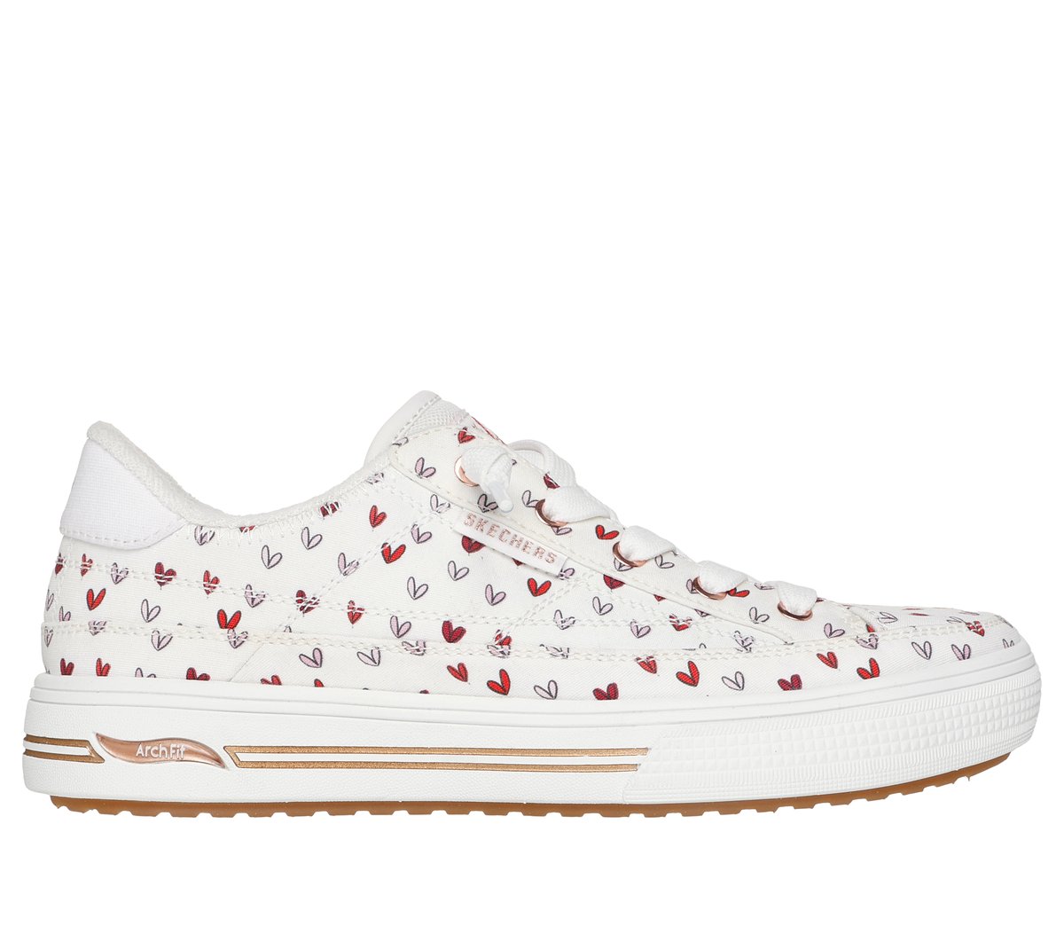 JGoldcrown: Arch Fit Arcade - Love On Top Shoes | Skechers Women