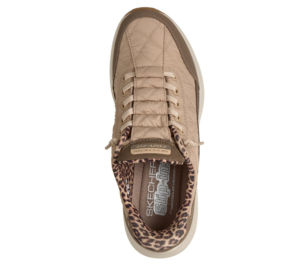 Slip-ins: Contour Foam - Cozy Fit Leopard Dream Shoes | Skechers Women