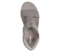 Slip-ins: GO WALK Massage Fit Sandal - Confetti Sky Shoes | Skechers Women