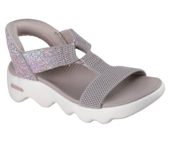 Slip-ins: GO WALK Massage Fit Sandal - Confetti Sky Shoes | Skechers Women
