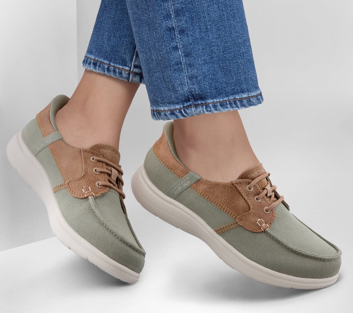 Slip-ins: On-The-GO Flex Radiant - Sandy Shoes | Skechers Women