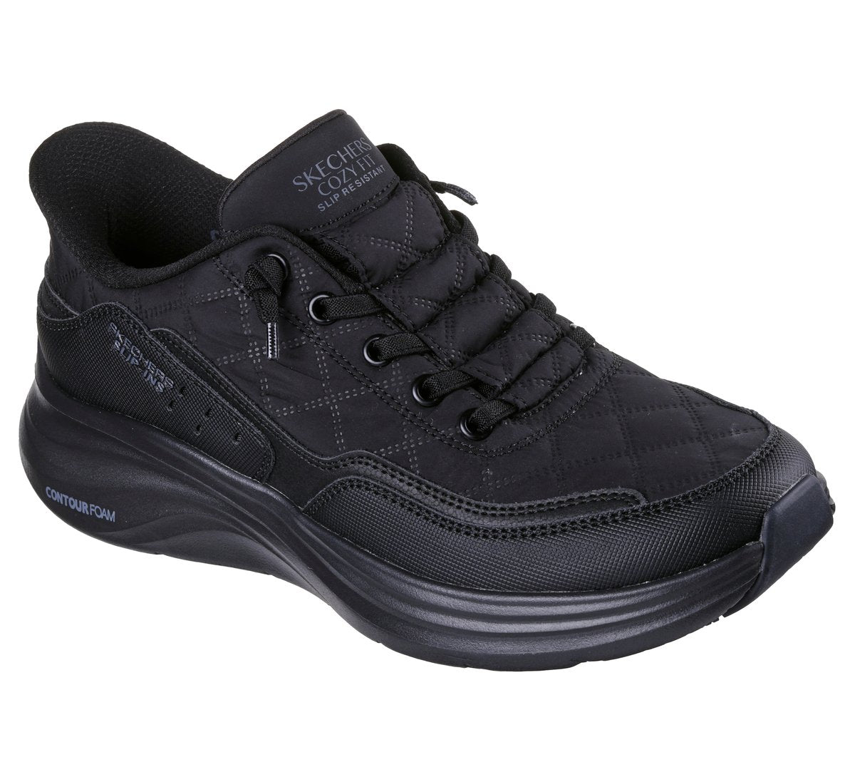 Slip-ins Work Slip-Resistant: Contour Foam - Cozy Fit Shoes | Skechers Women