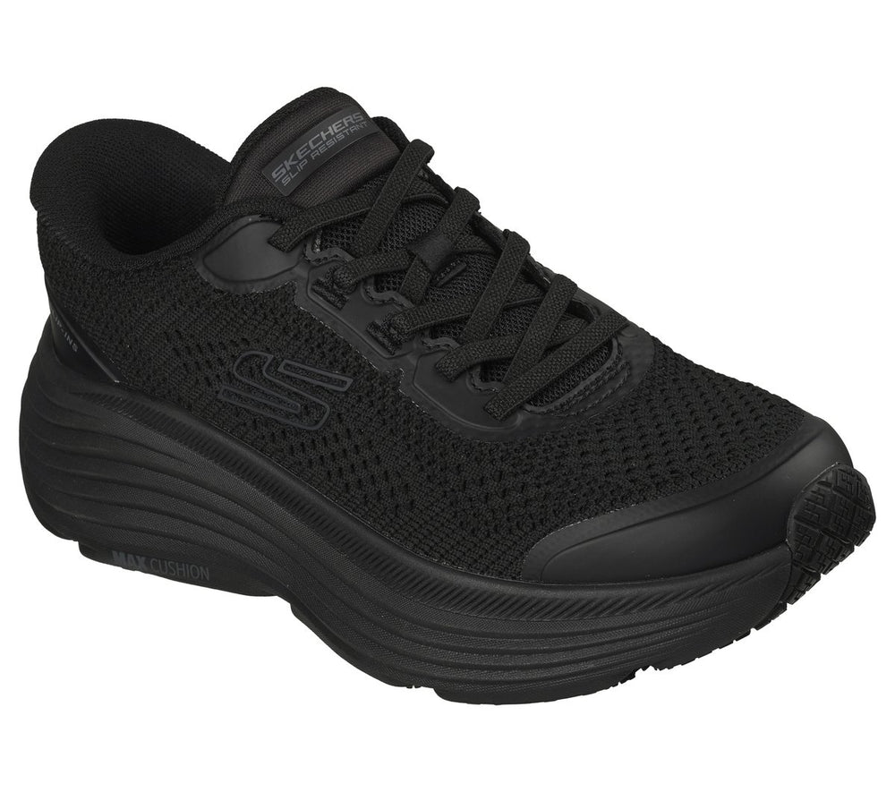 Slip-ins Work Slip-Resistant: Max Cushioning Endeavour - Serlah Shoes | Skechers
