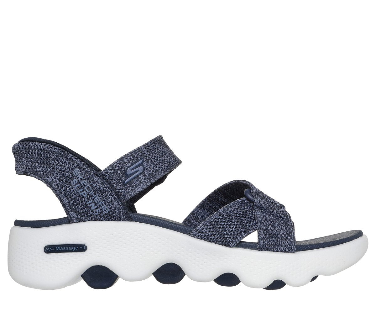 Slip-ins: GO WALK Massage Fit Sandal - Heather Shoes | Skechers Women