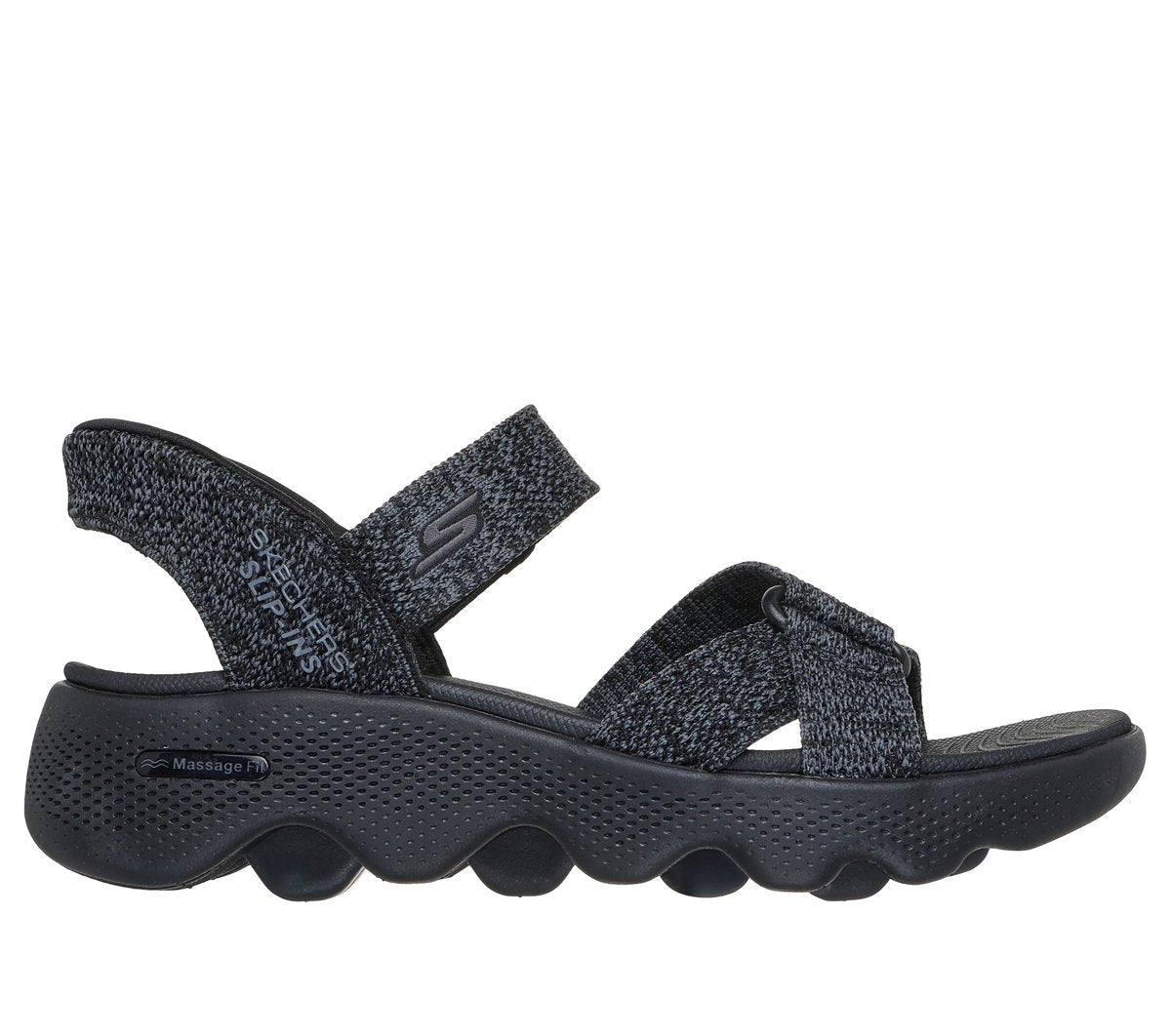 Slip-ins: GO WALK Massage Fit Sandal - Heather Shoes | Skechers Women