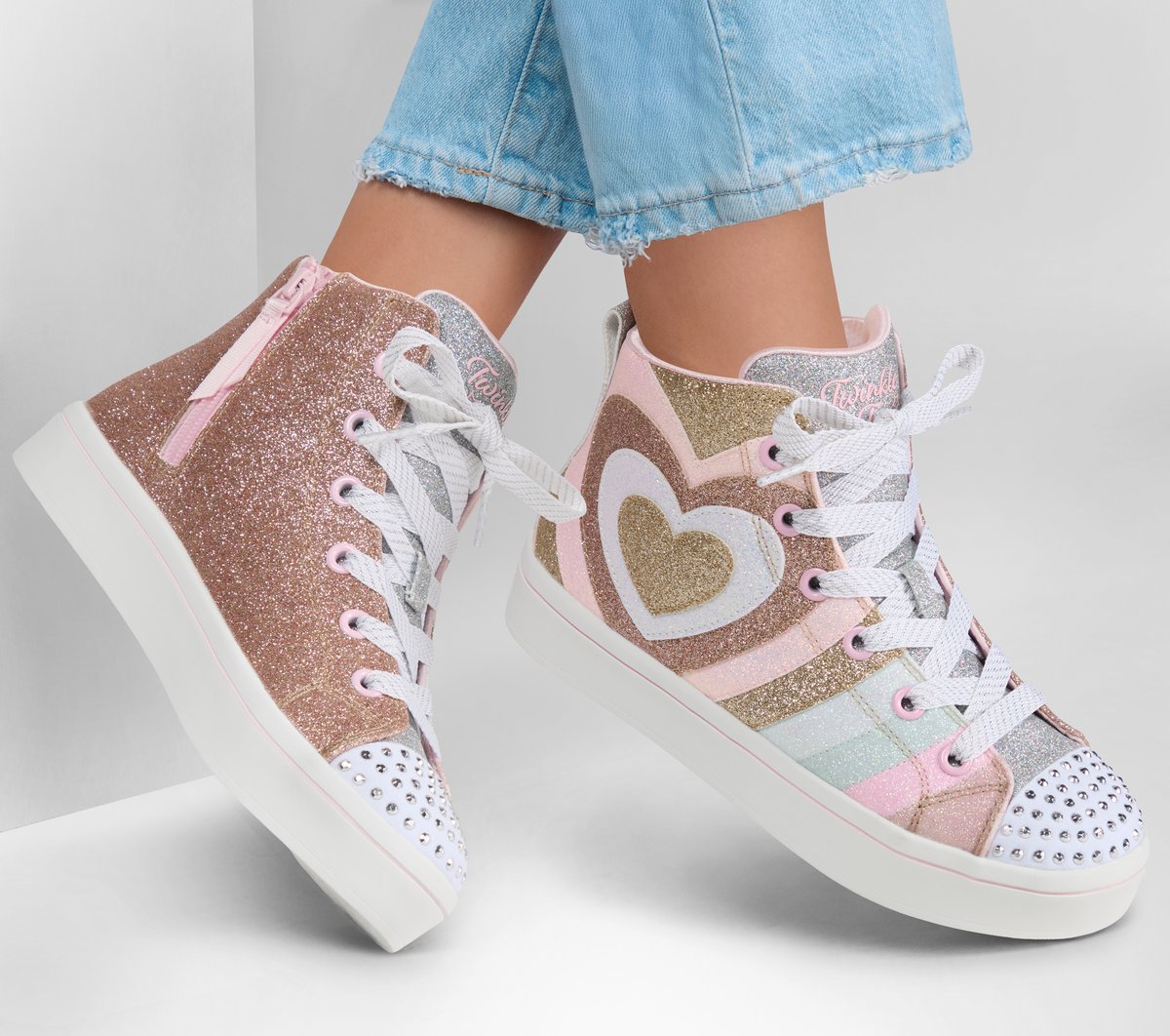 Twinkle Toes: HI-Lites - Heart Pop Shoes | Skechers Women