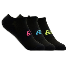 3 Pack No Show Stretch Socks | Skechers
