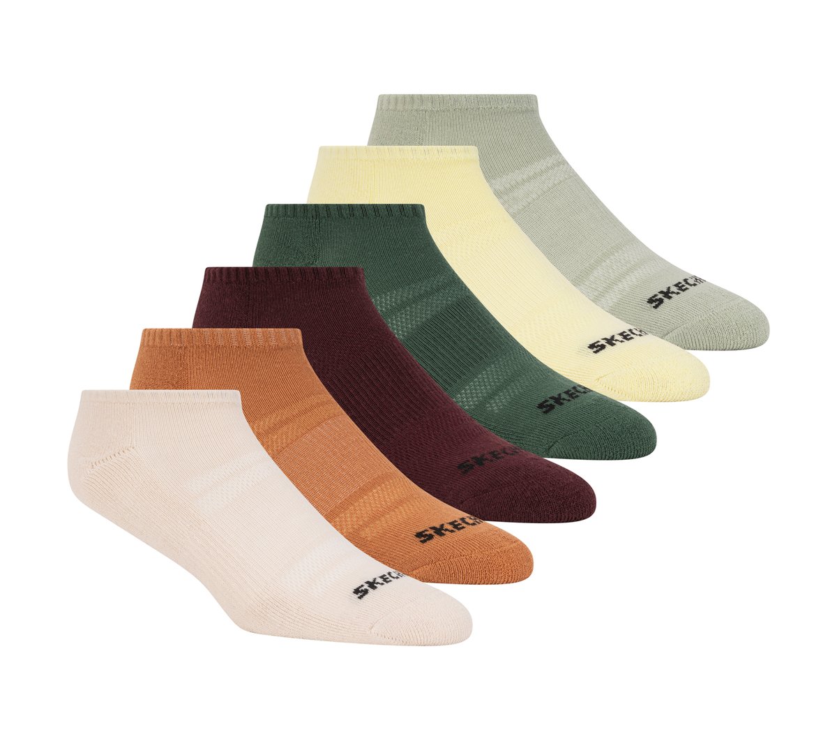 6 Pack Core Low Cut Medium Socks | Skechers