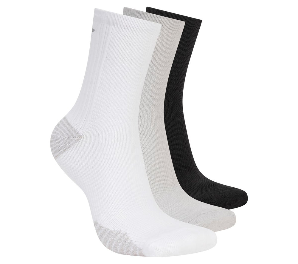 3 Pack Women's Half Terry Low Crew Socks | Skechers