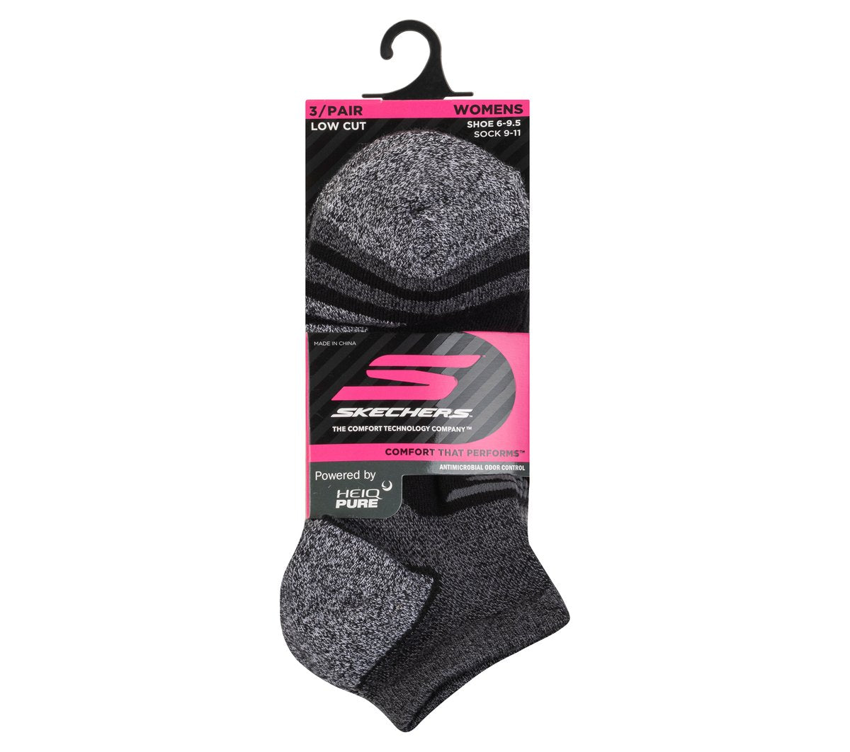 3 Pack Women's Performance Low Cut Running Socks | Skechers