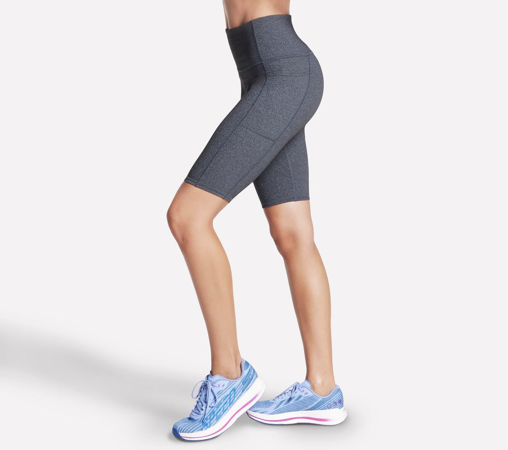 GO WALK High Waisted 10 Inch Bike Short | Skechers Women