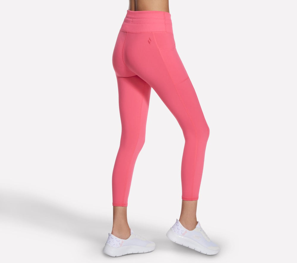 GO WALK Rib Mix High Waisted 7/8 Legging | Skechers Women