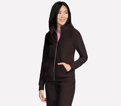 GO Luxe Rib Everyday Full Zip Jacket | Skechers Women