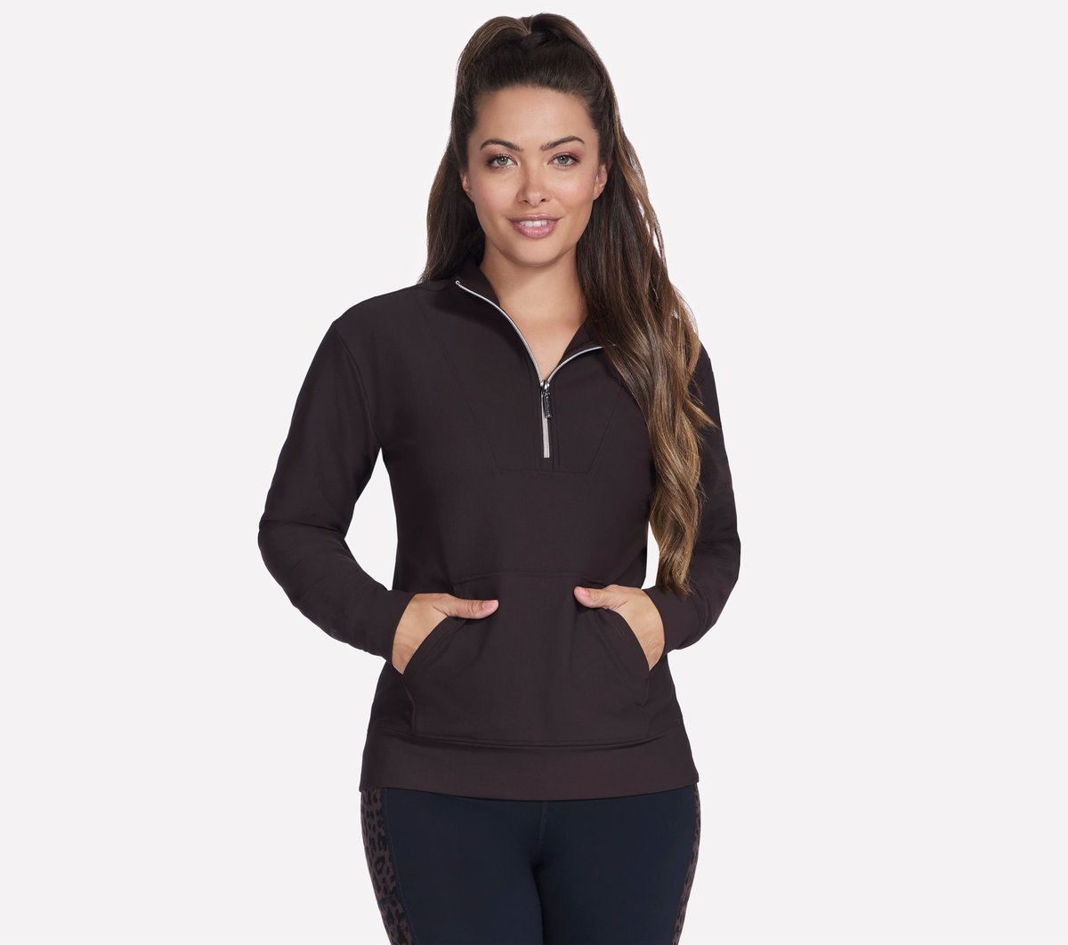 GO LUXE Rib 1/4 Zip | Skechers Women
