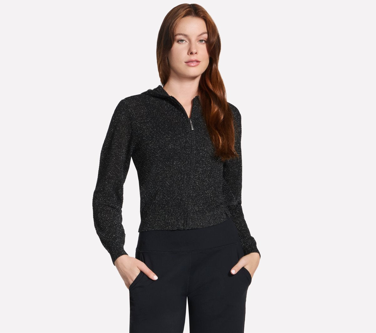 Shine Hooded Full Zip Jacket | Skechers Women