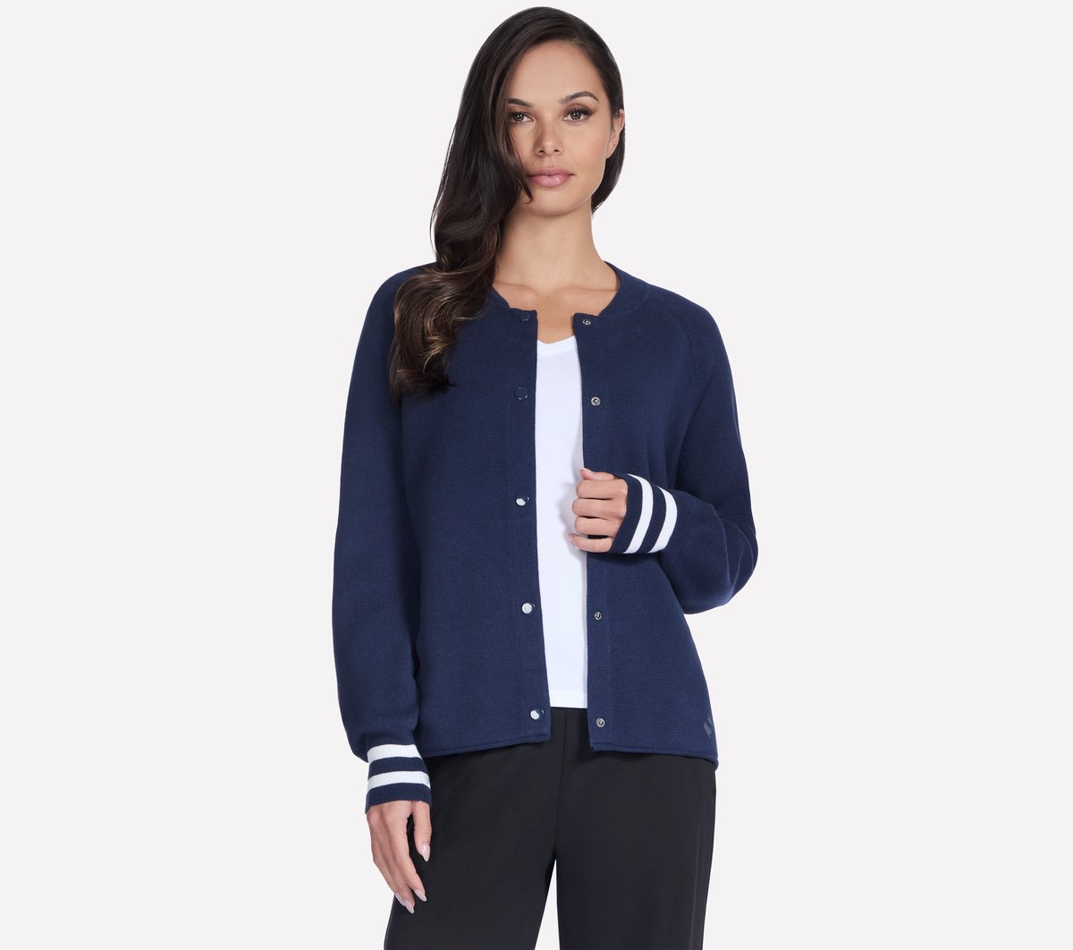 GO WALK Reflection Sweater Bomber | Skechers Women