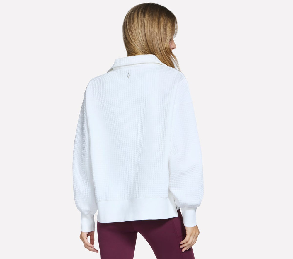 Downtown Cozy Fit Collared Long Sleeve | Skechers Women