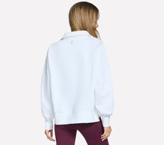 Downtown Cozy Fit Collared Long Sleeve | Skechers Women