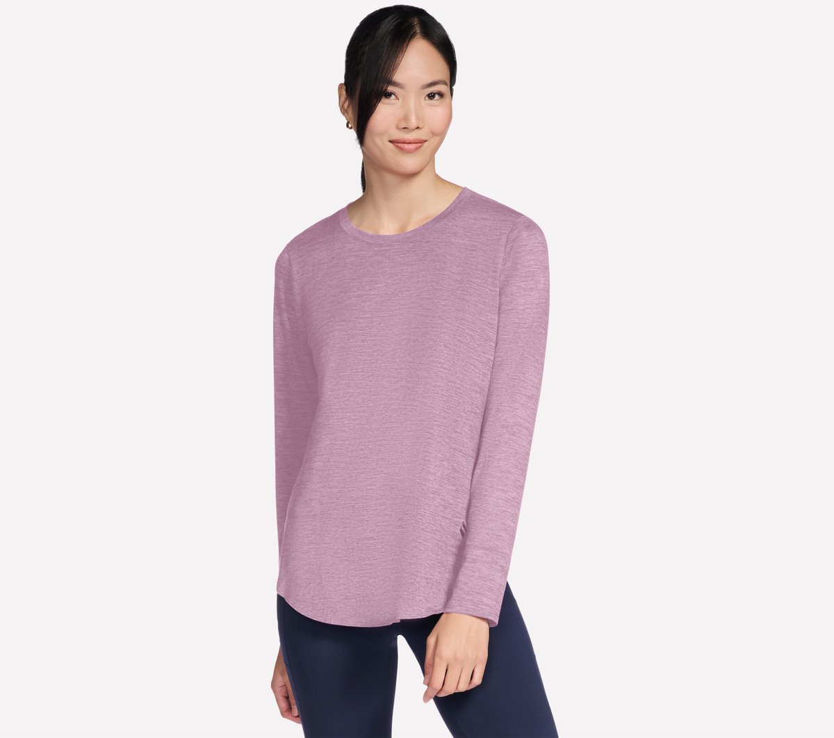 GO DRI Swift Long Sleeve Tunic Crew | Skechers Women