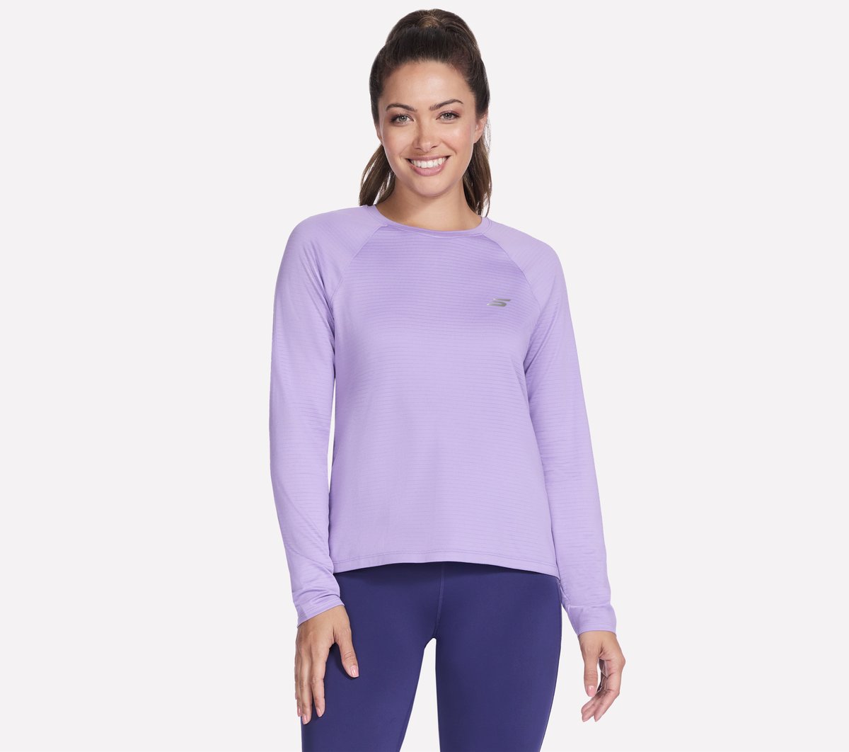 GO DRI Stride Long Sleeve Crew | Skechers Women