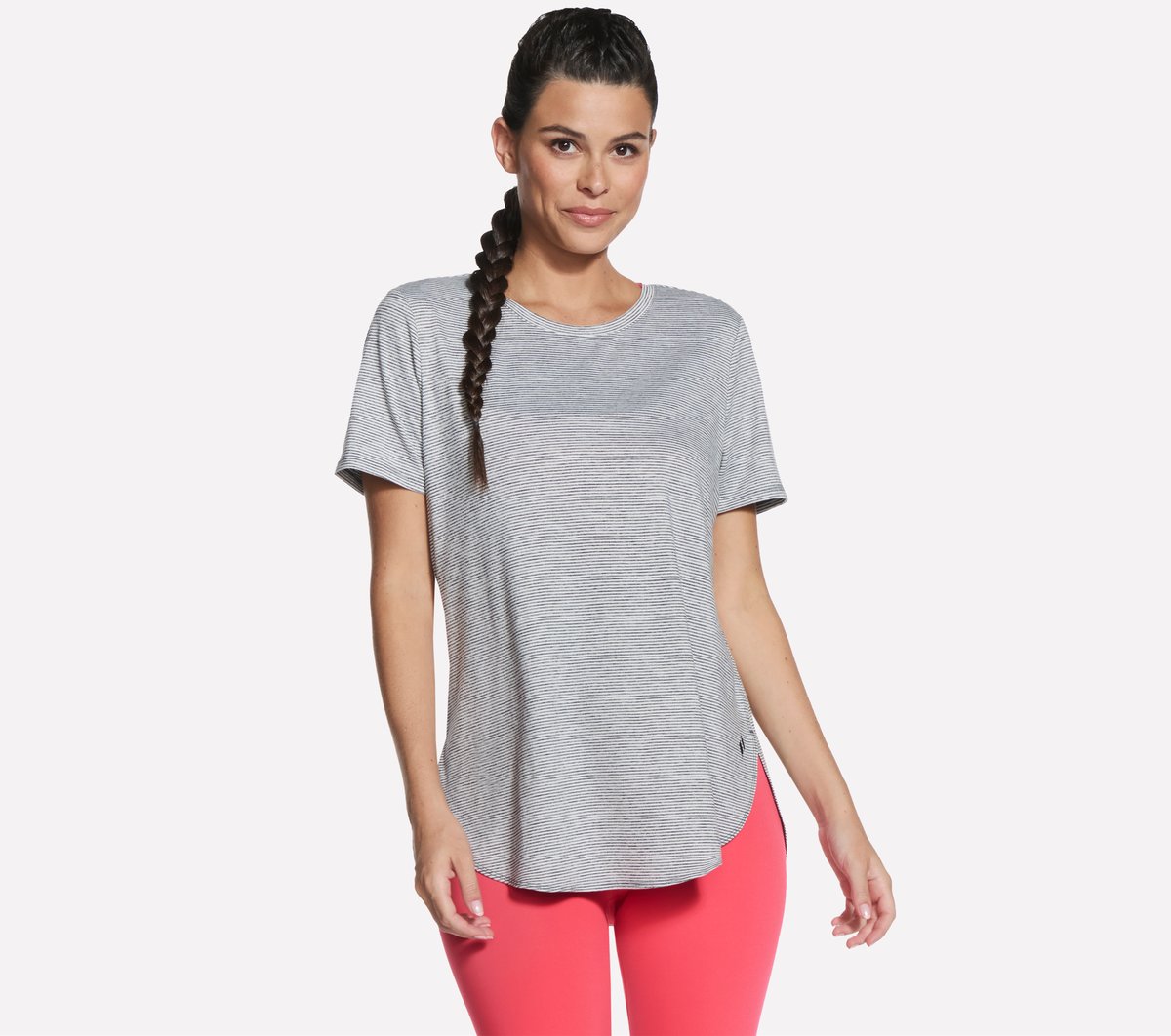 GO DRI Swift Stripe Tunic Tee | Skechers Women