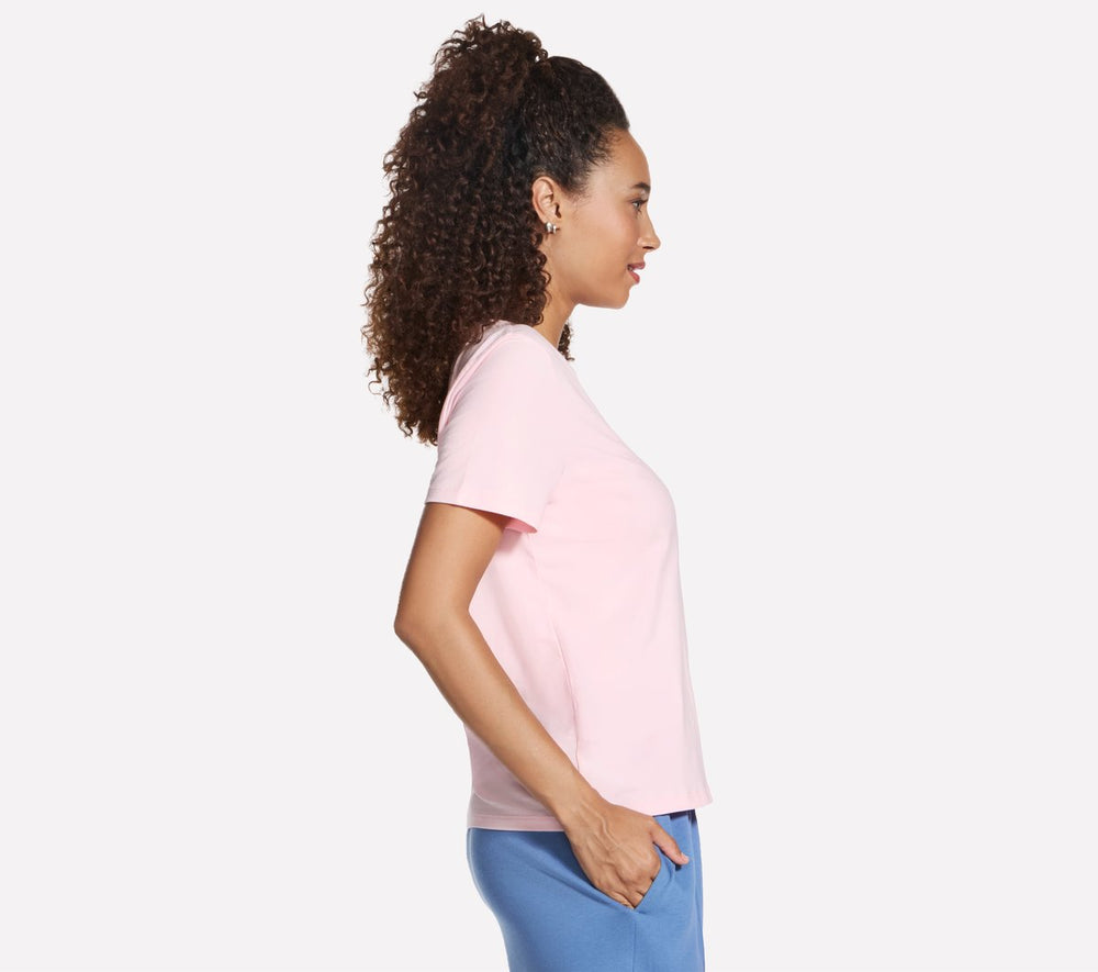 Pima V-Neck Tee | Skechers Women