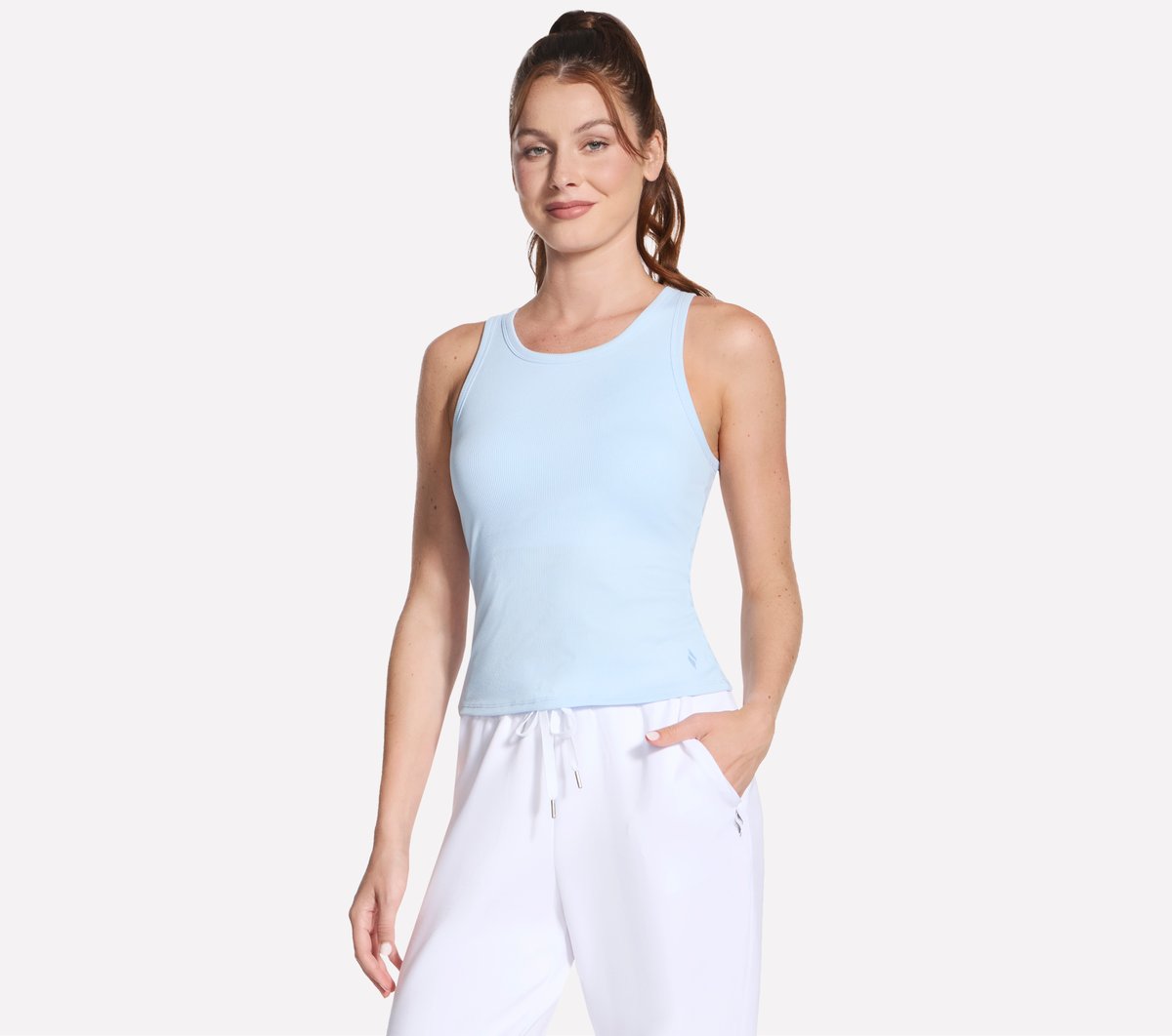 GO WALK Luxe Rib Tank | Skechers Women