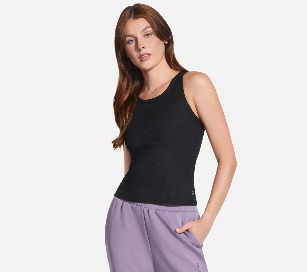 GO WALK Luxe Rib Tank | Skechers Women