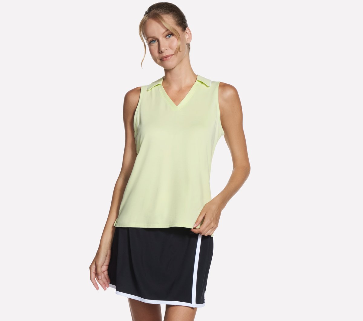 GO DRI Swift Polo Tank | Skechers Women