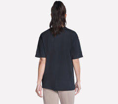 Script Diamond Studded Short Sleeve Tee | Skechers Women