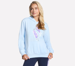 Floral Diamond Pullover Hoodie | Skechers Women