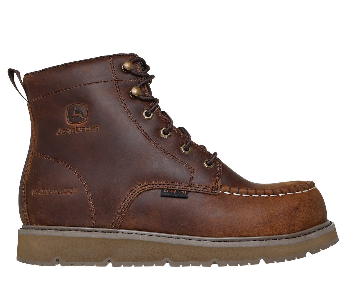 John Deere Waterproof: Flex-Wedge Ranger - Wild Yew Shoes | Skechers Men