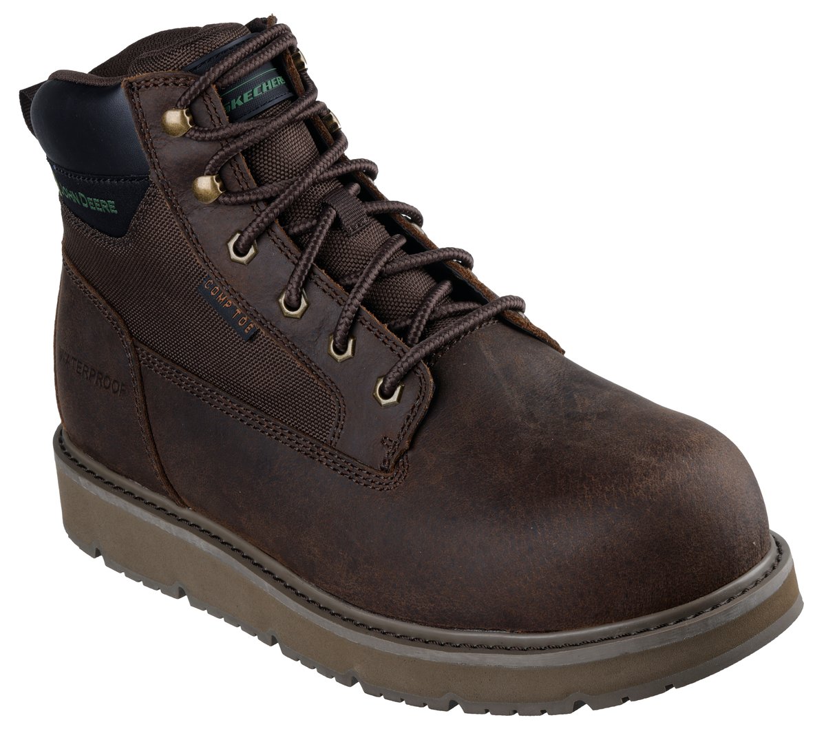 John Deere Waterproof: Flex-Wedge Ranger - Hollow Rapids Shoes | Skechers Men
