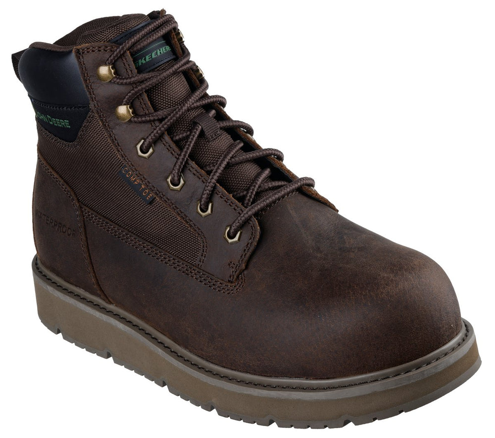 John Deere Waterproof: Flex-Wedge Ranger - Hollow Rapids Shoes | Skechers Men