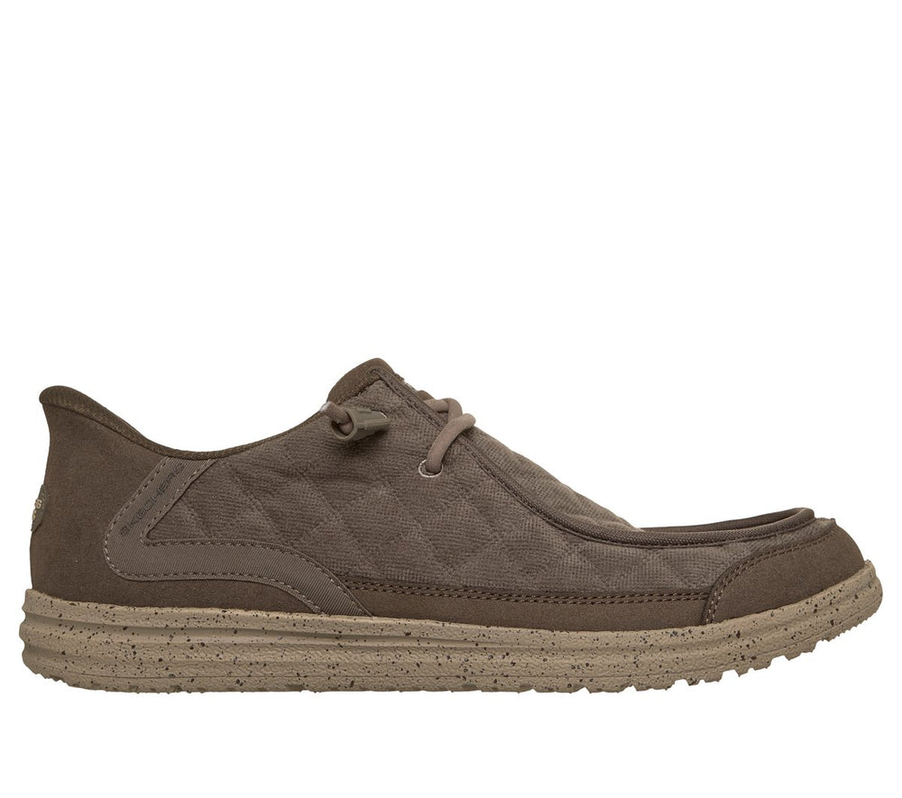 Slip-ins Relaxed Fit: Melson - Cozy Fit Diamond Moc Shoes | Skechers Men